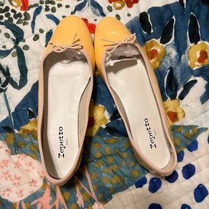 Repetto Cendrillion Patent Leather ballet flats made in France 41 US 10 US GUC